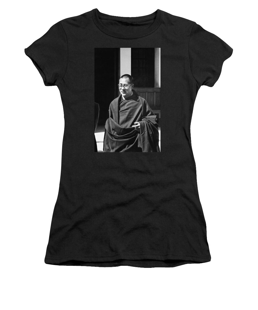 14th Dalai Lama Women's T-Shirt featuring the photograph The Dalai Lama In 1959 #1 by Brian Brake