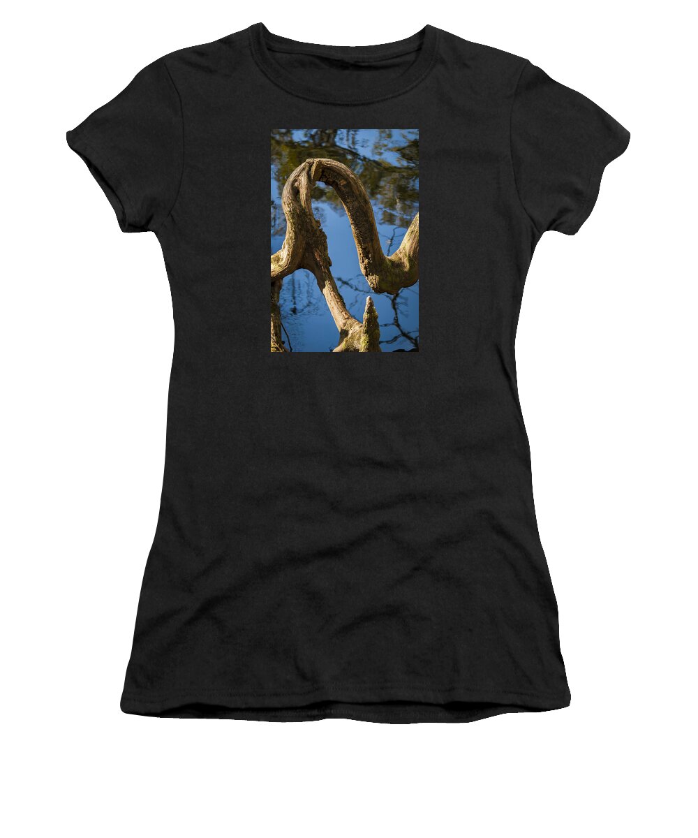 Tree Women's T-Shirt featuring the photograph Twisted Root #2 by Carolyn Marshall