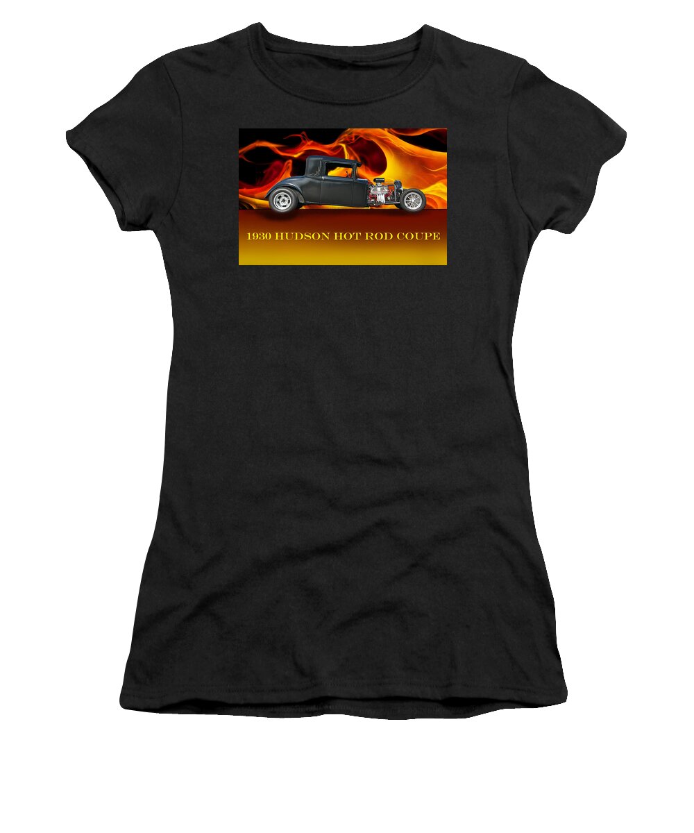 Coupe Women's T-Shirt featuring the photograph 1930 Hudson Hot Rod Coupe IV by Dave Koontz