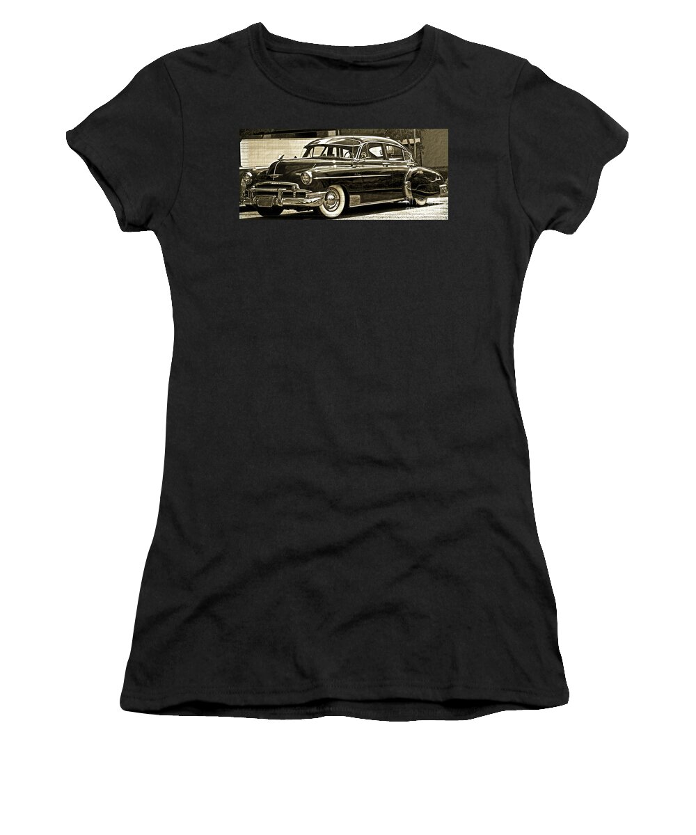 1950 Chevy Women's T-Shirt featuring the photograph 1950 Chevrolet by Gwyn Newcombe