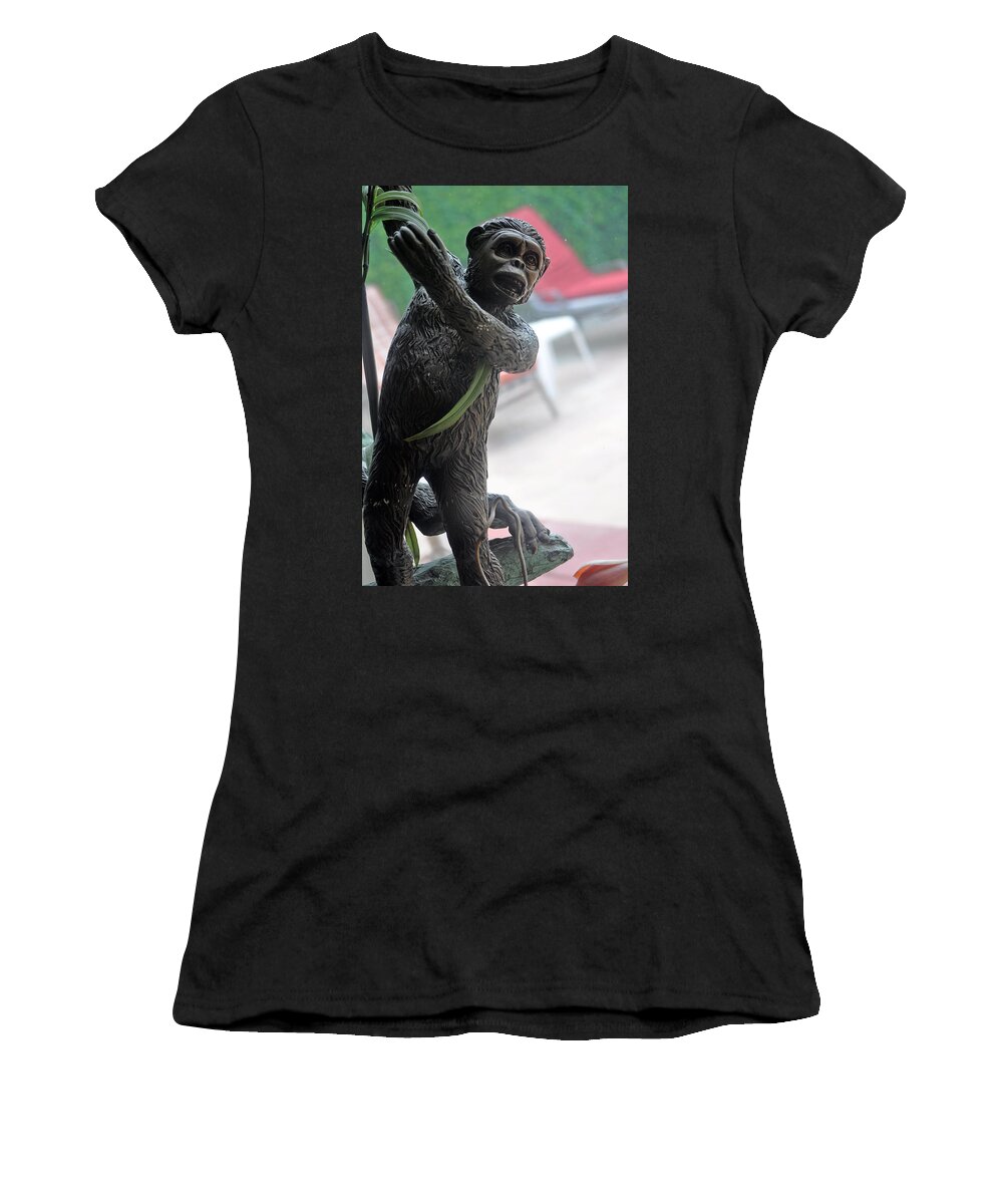 Animals Women's T-Shirt featuring the photograph 2nd In Command by Jay Milo