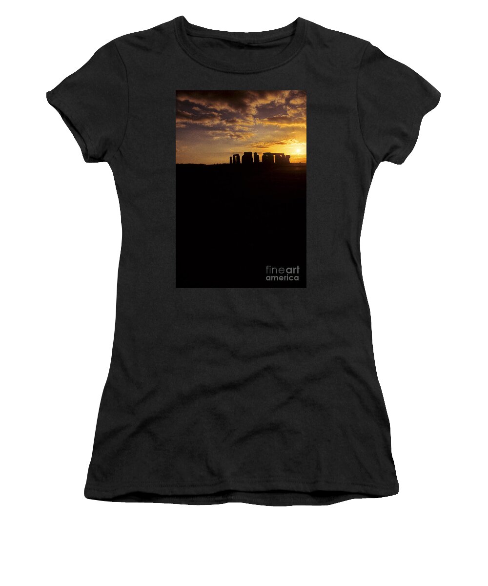 Archaeological Site Women's T-Shirt featuring the photograph Stonehenge United Kingdom #3 by Ryan Fox