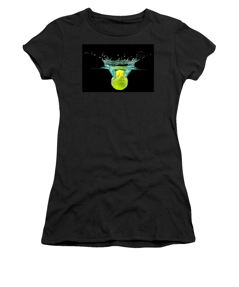 Activity Women's T-Shirt featuring the photograph Tennis Ball #3 by Peter Lakomy