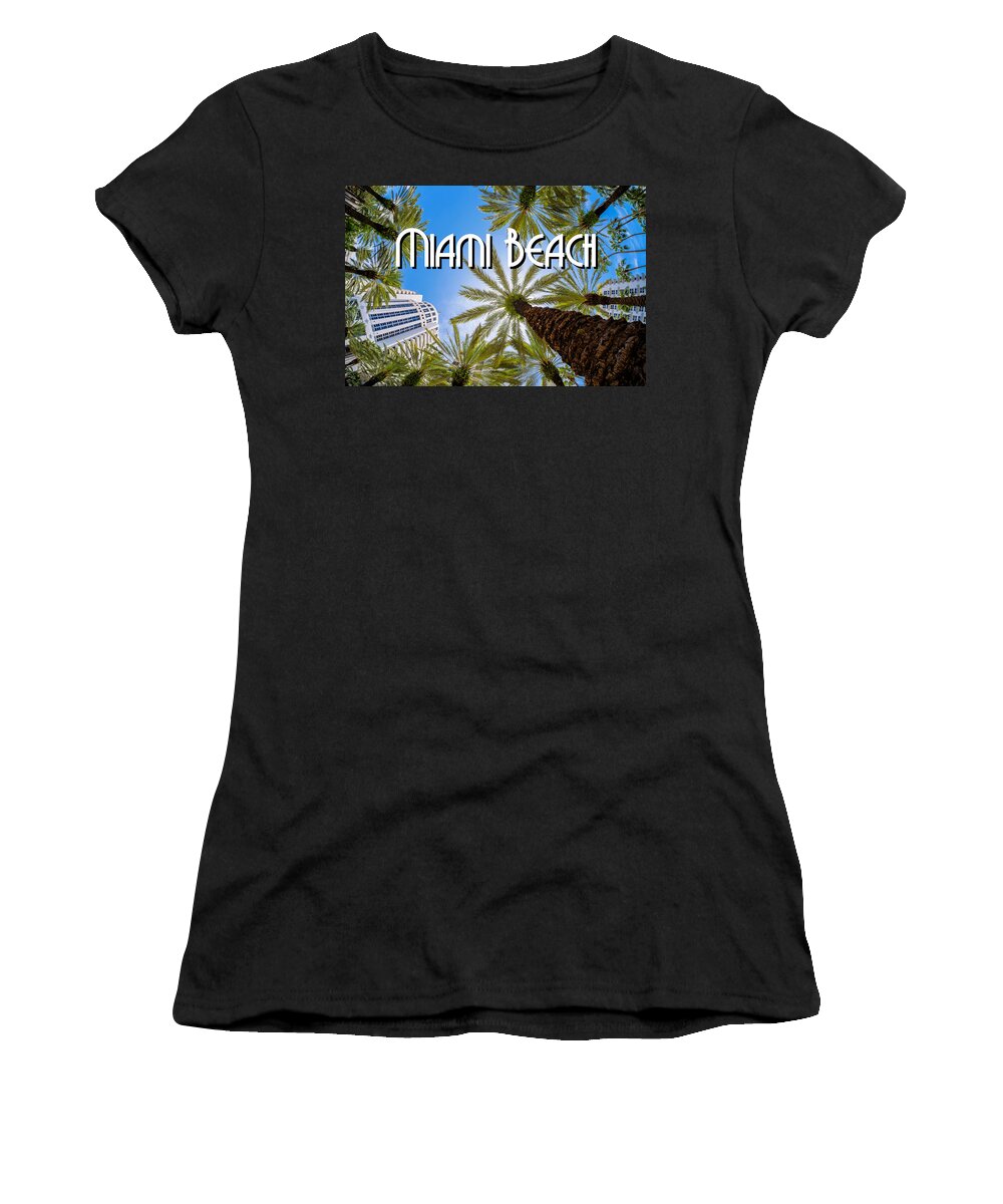 Architecture Women's T-Shirt featuring the photograph Miami Beach #38 by Raul Rodriguez