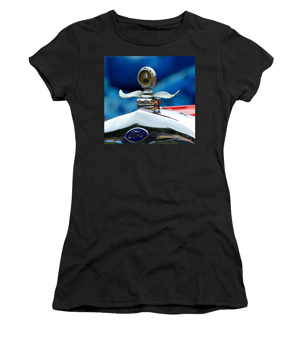 Ford Women's T-Shirt featuring the photograph Classic Ford Detail #5 by Dean Ferreira
