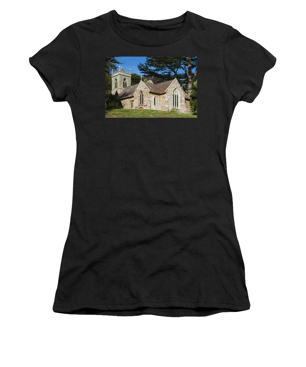 Chapel Women's T-Shirt featuring the photograph A Little Church In Warwickshire by Linsey Williams