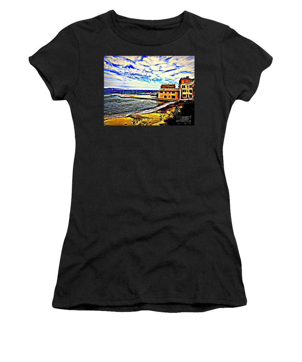 Mediterranean Women's T-Shirt featuring the photograph A Spectacular Sky by Lainie Wrightson