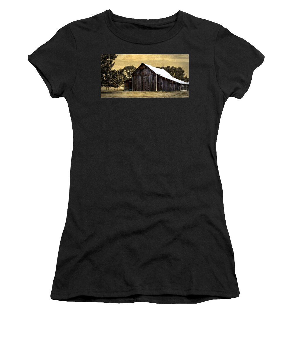 A Step Out Of Time Women's T-Shirt featuring the photograph A Step Out Of Time by Jordan Blackstone