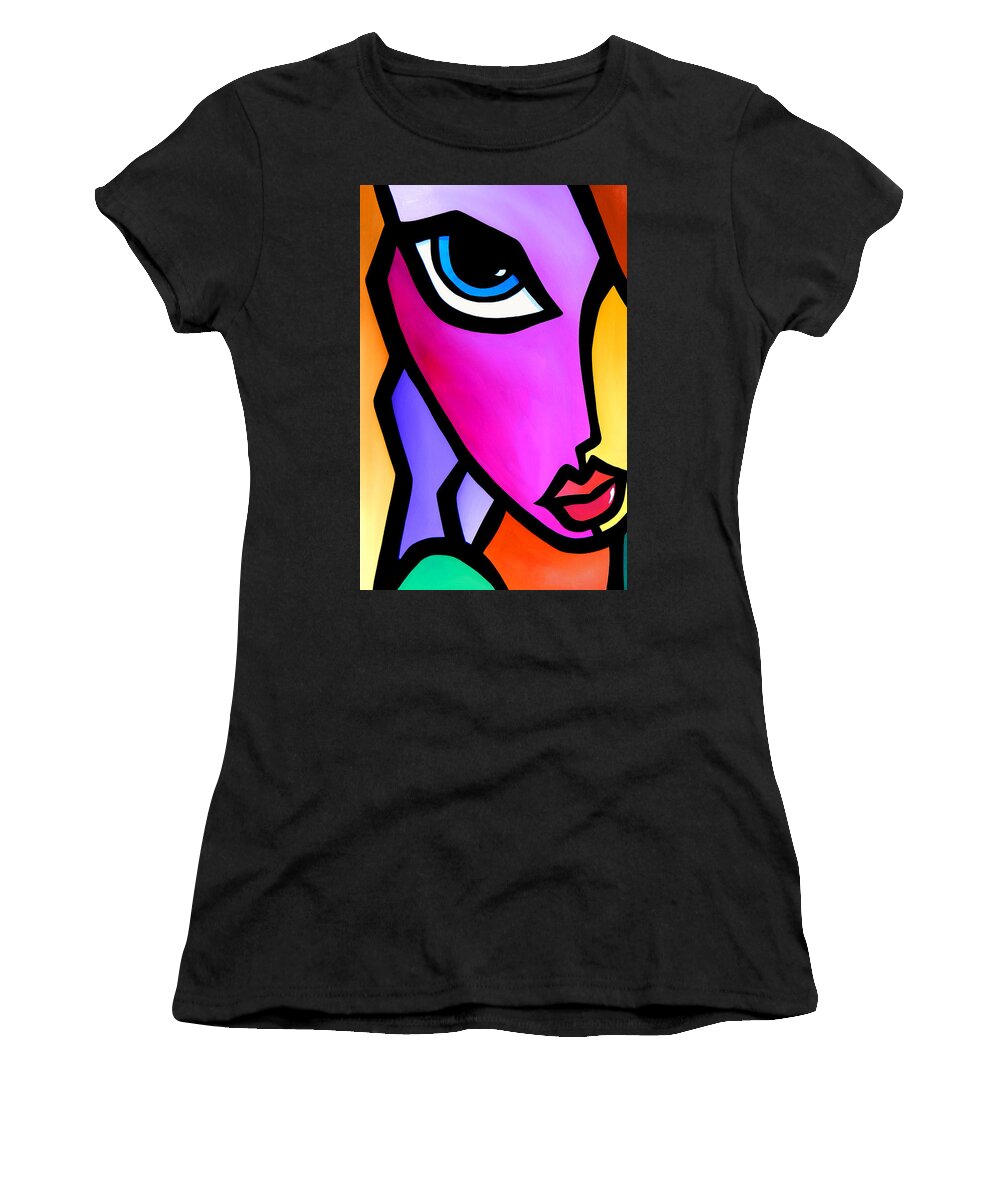 Pop Art Women's T-Shirt featuring the painting Accent by Fidostudio by Tom Fedro
