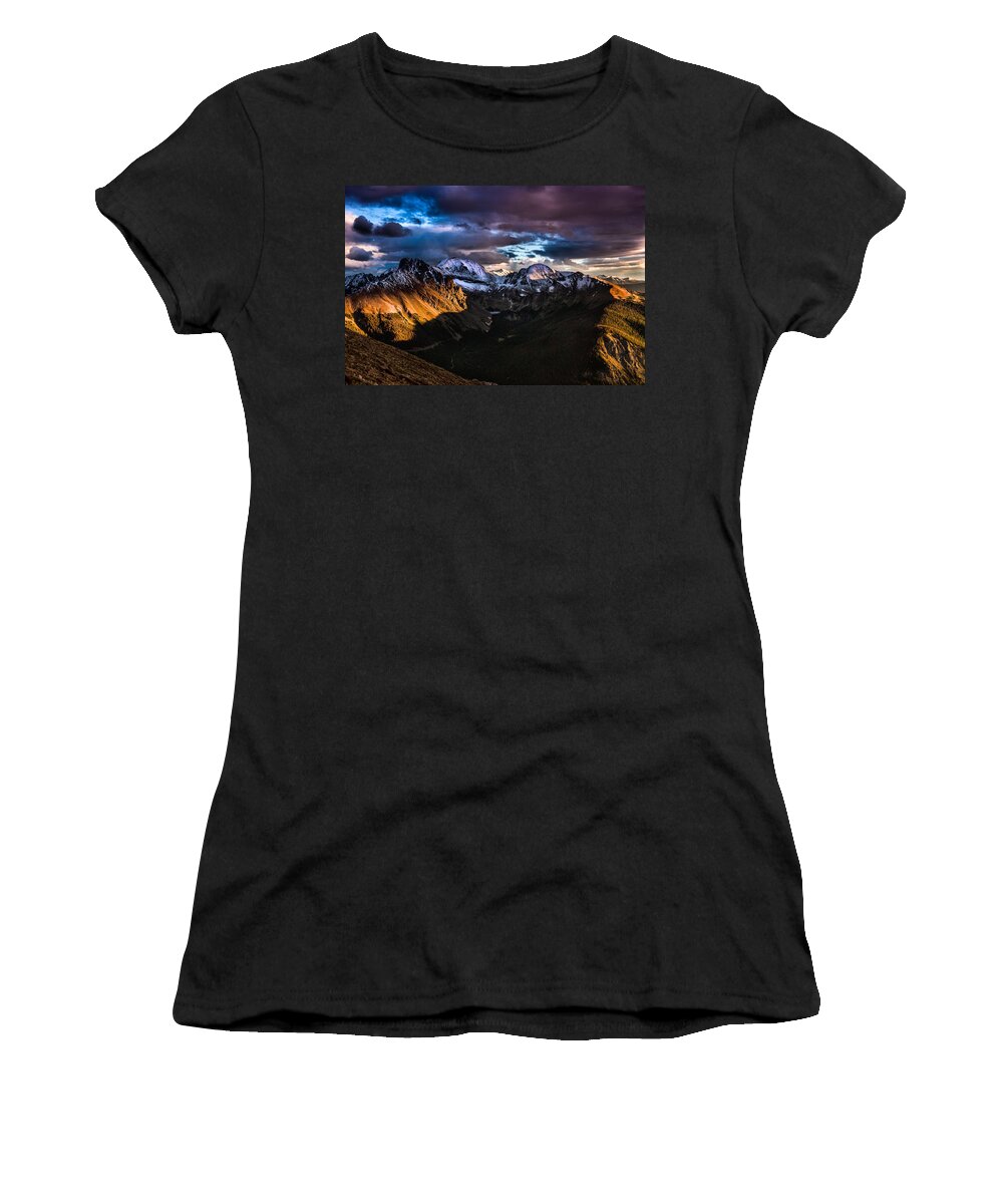Nature Women's T-Shirt featuring the photograph Across the Valley by Steven Reed