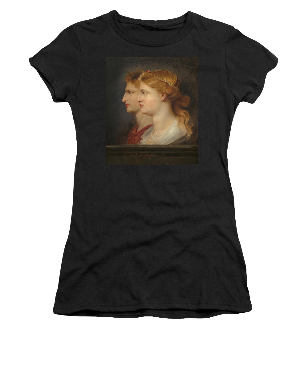 Peter Paul Rubens Women's T-Shirt featuring the painting Agrippina and Germanicus by Peter Paul Rubens