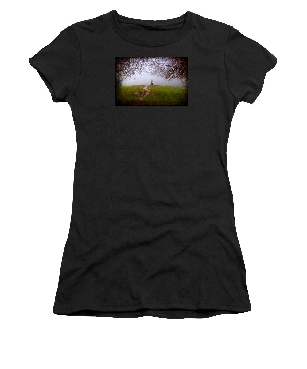 Spring Women's T-Shirt featuring the photograph Alone by Milena Ilieva