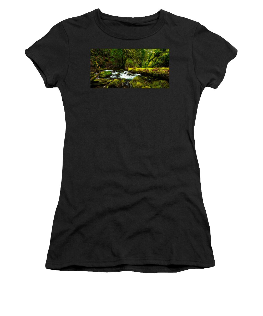 Northwest Women's T-Shirt featuring the photograph American Jungle by Chad Dutson