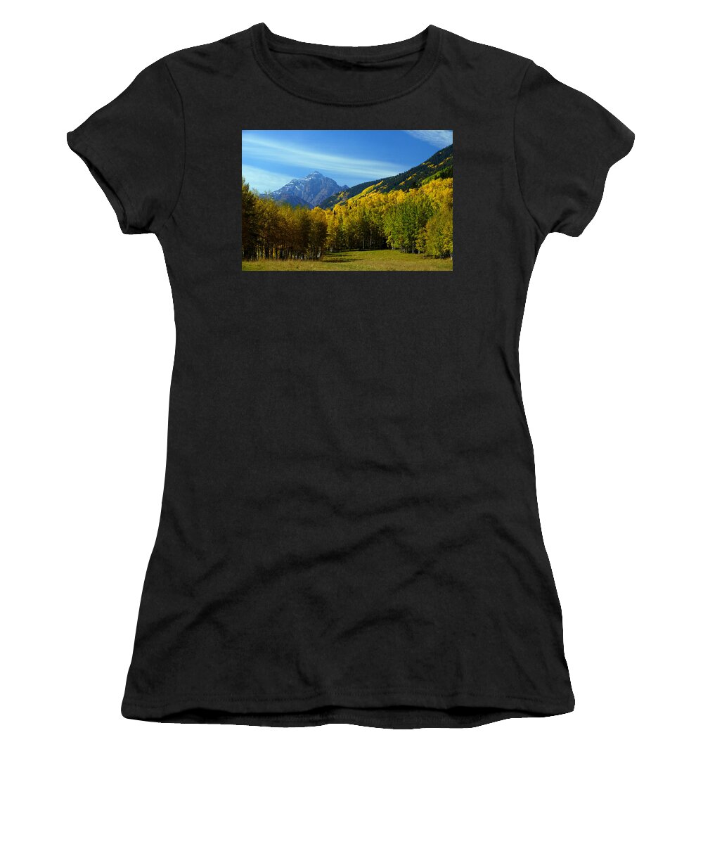 14ers Women's T-Shirt featuring the photograph Ancient Pyramid by Jeremy Rhoades