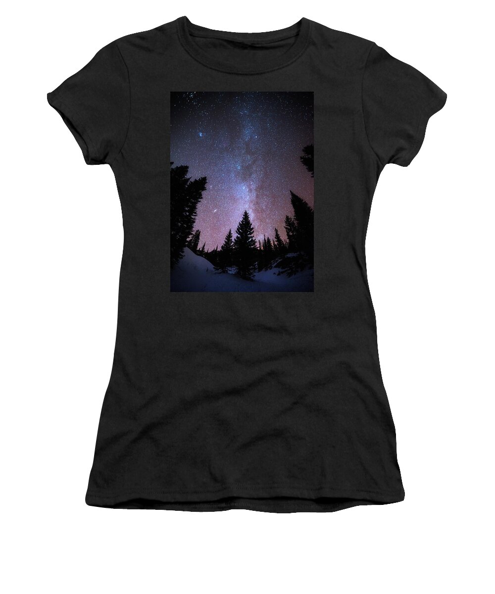 Stars Women's T-Shirt featuring the photograph Andromeda our Neighbor by Darren White
