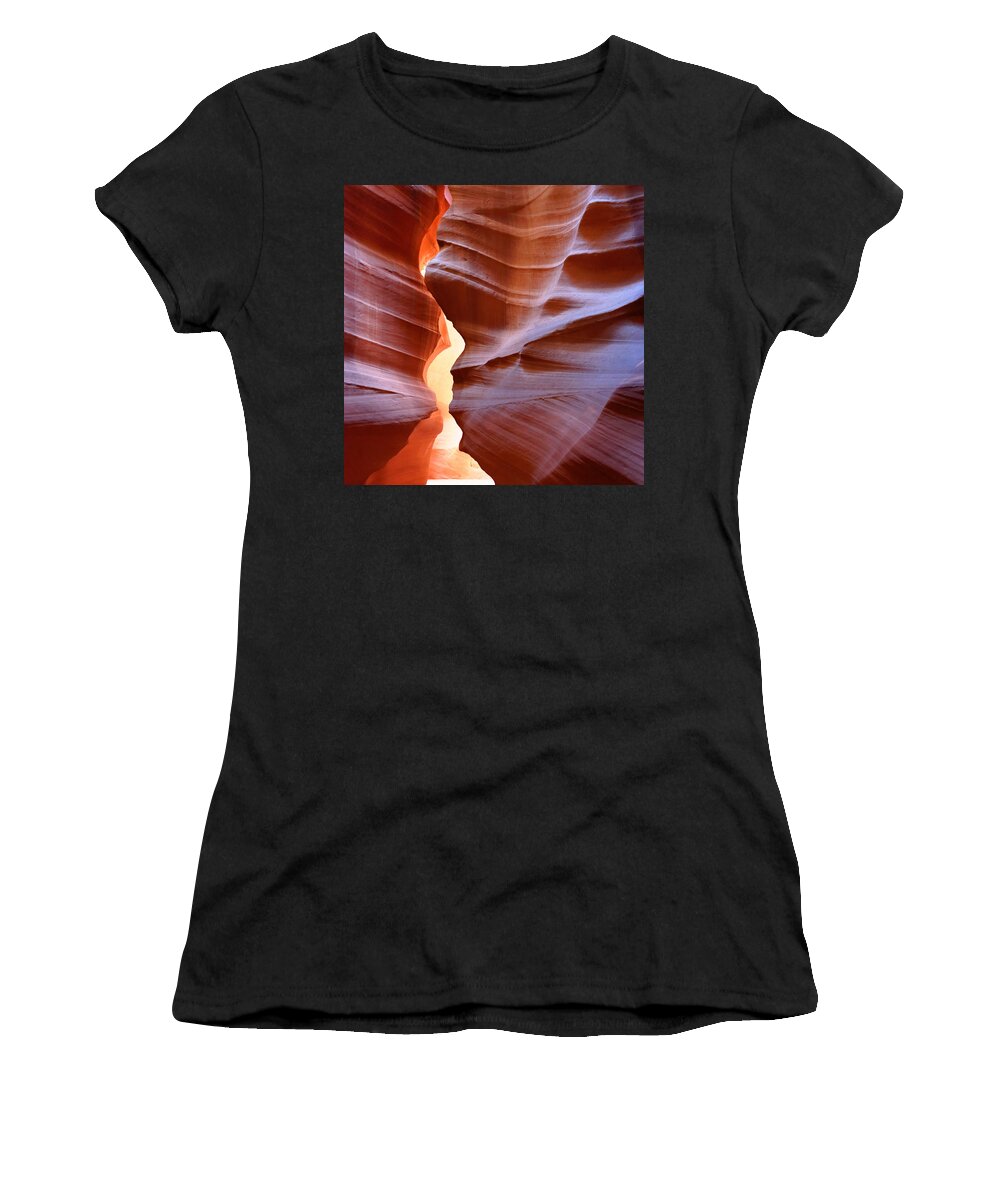 Antelope Canyon Women's T-Shirt featuring the photograph Antelope Canyon 1 by Julie Niemela