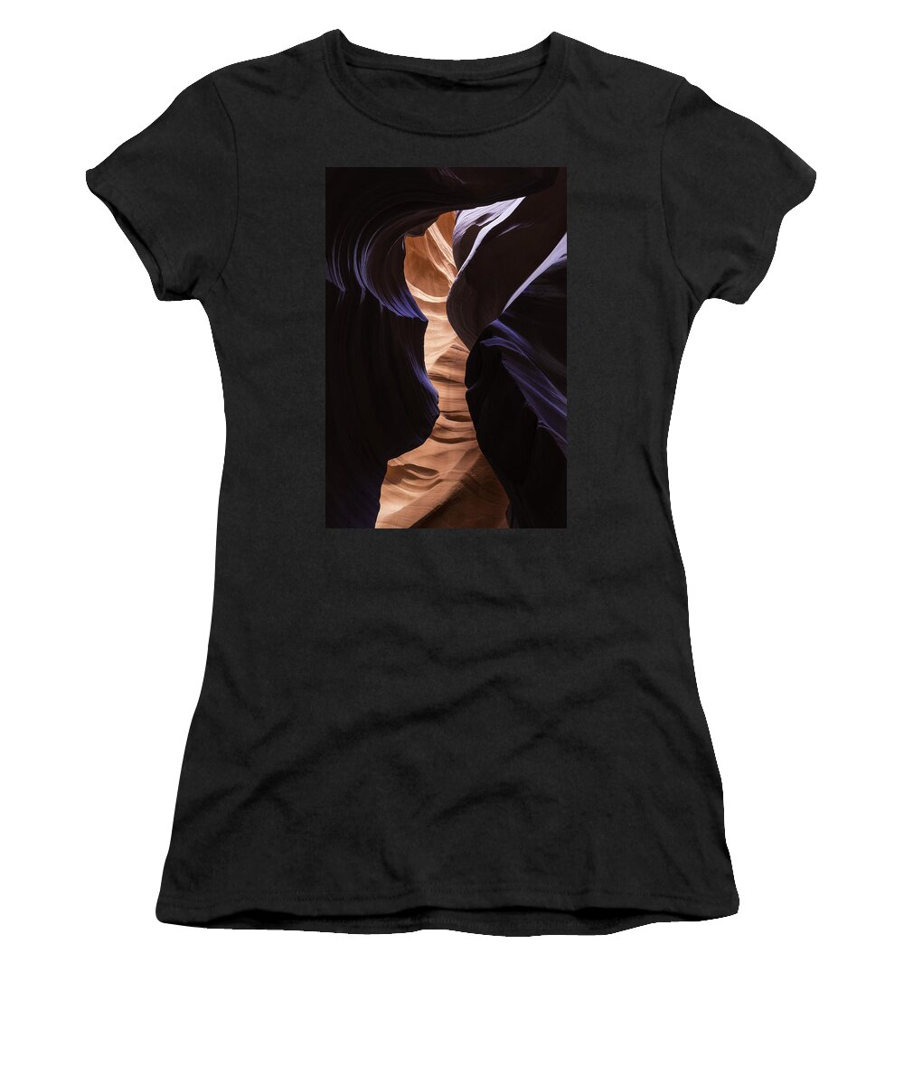 Arizona Women's T-Shirt featuring the photograph Antelope Canyon by Steve Williams