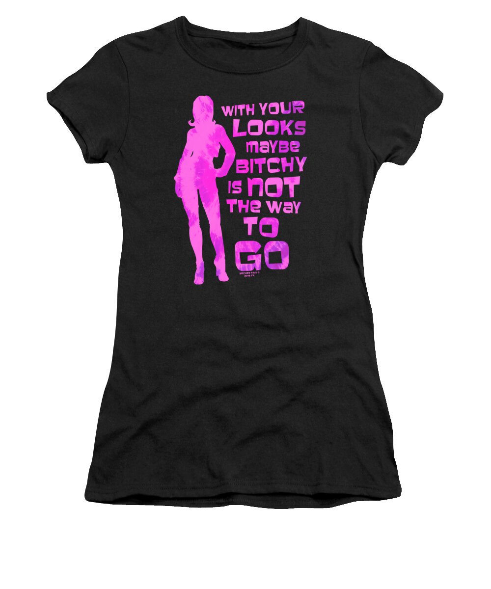  Women's T-Shirt featuring the digital art Archer - Lanas Advice by Brand A