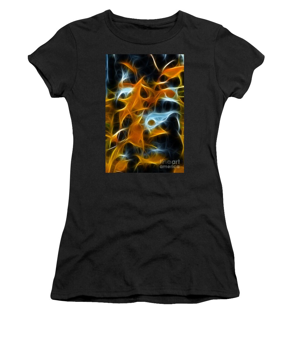 Autumn Women's T-Shirt featuring the photograph Autumn Abstract 2 by Vivian Christopher