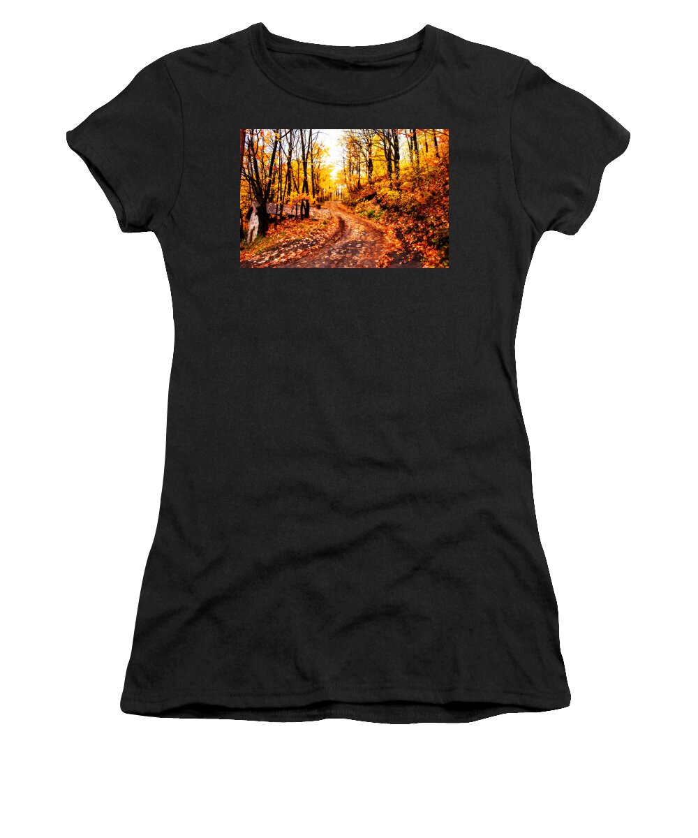 Canada Women's T-Shirt featuring the photograph Autumn Colors by Bill Howard