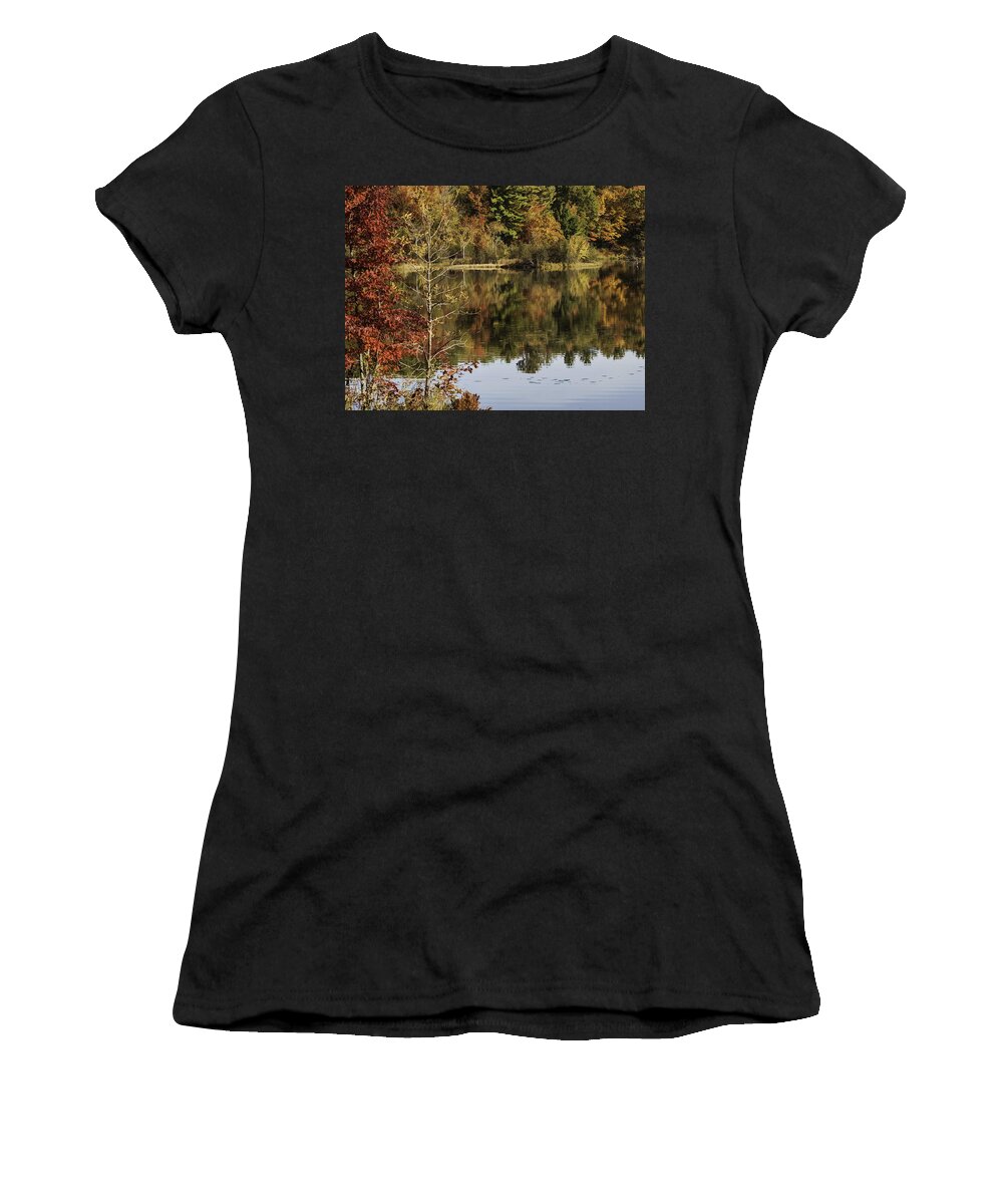 Fall Colors Women's T-Shirt featuring the photograph Autumn Watercolors by Thomas Young