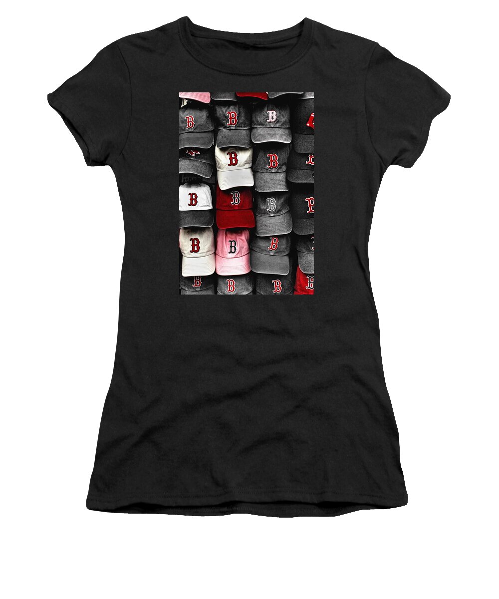 Boston Women's T-Shirt featuring the photograph B for BoSox by Joann Vitali