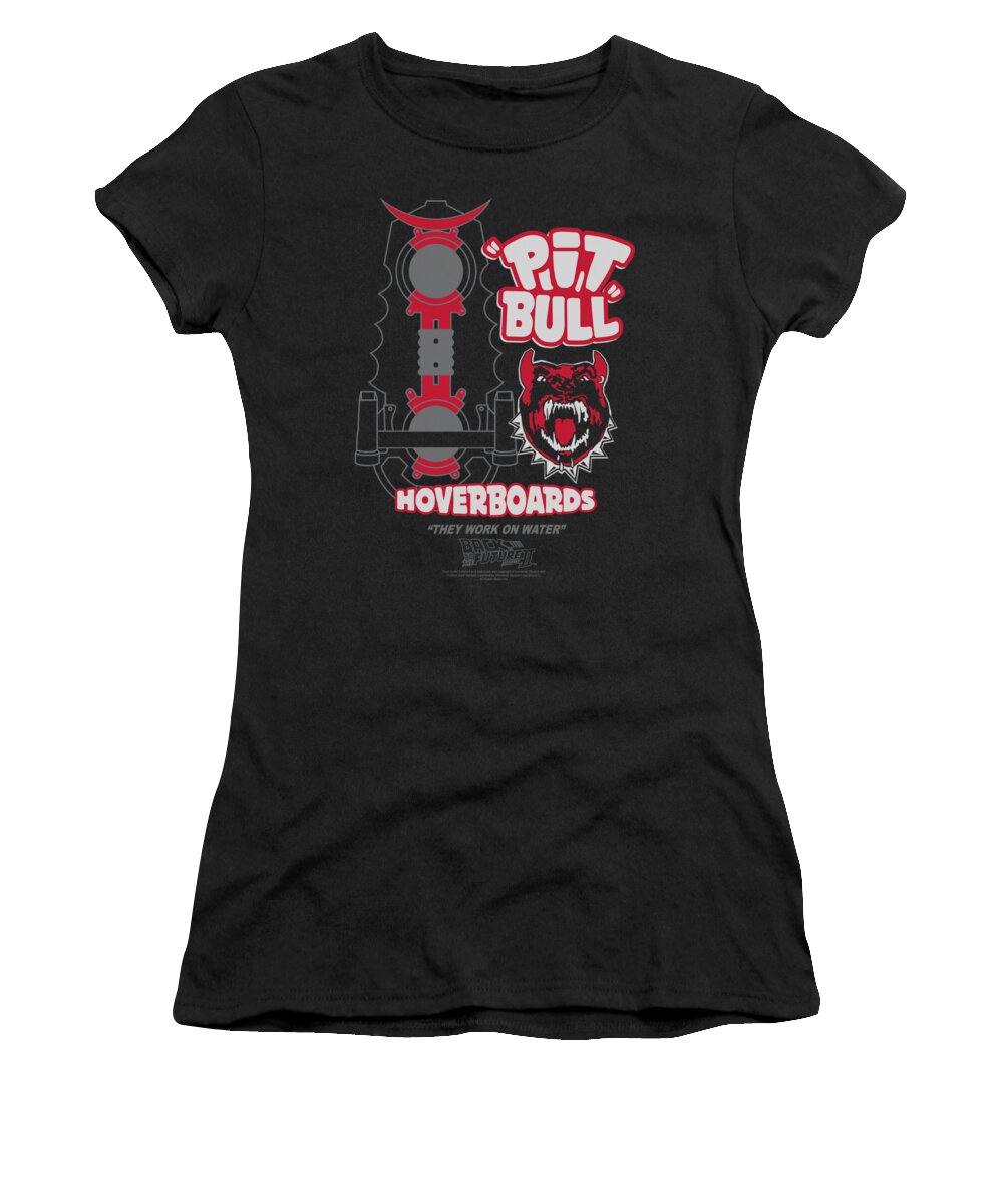  Women's T-Shirt featuring the digital art Back To The Future II - Pit Bull by Brand A