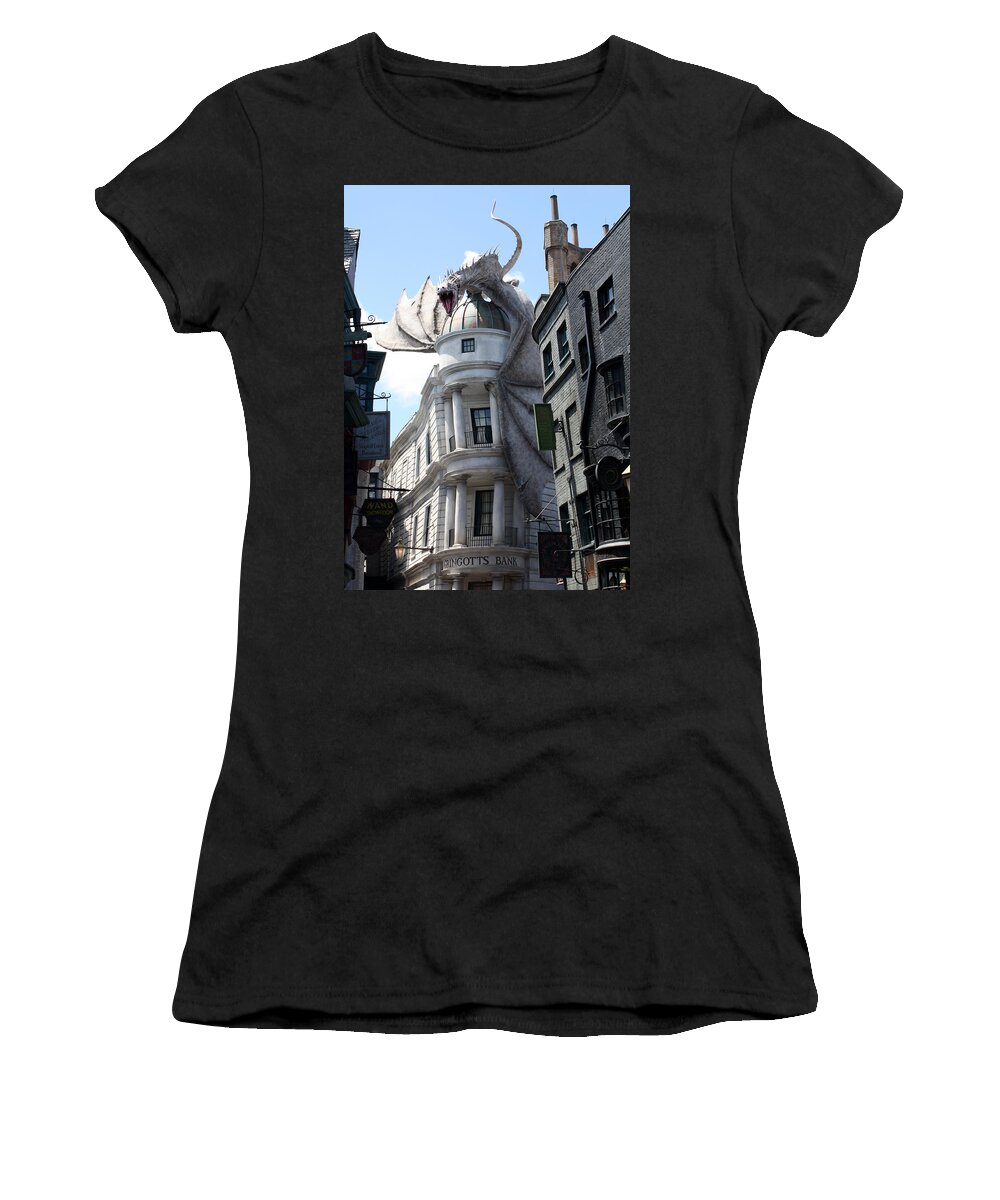 Orlando Women's T-Shirt featuring the photograph Bank Guard by David Nicholls