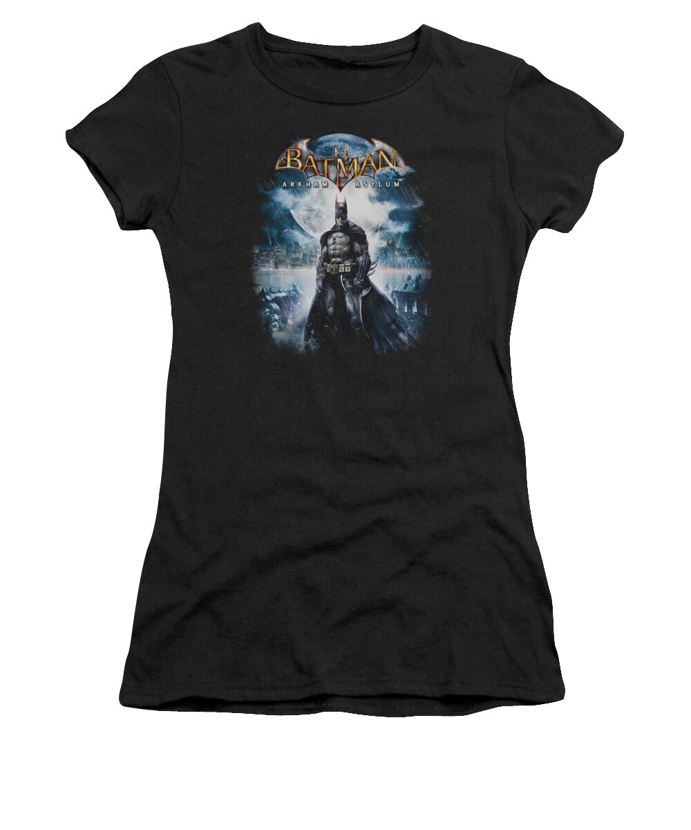 Arkham Asylum Women's T-Shirt featuring the digital art Batman Aa - Game Cover by Brand A