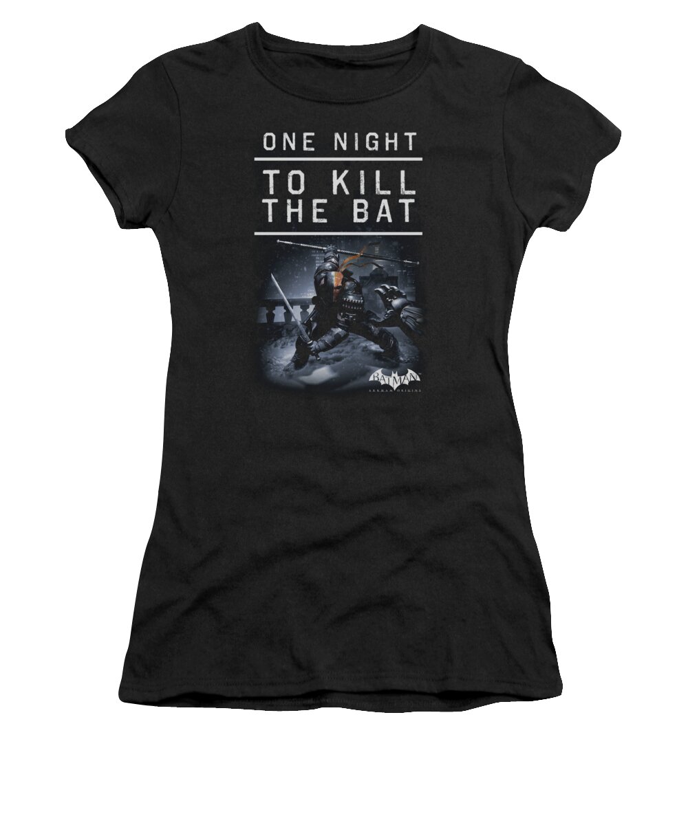 Batman Women's T-Shirt featuring the digital art Batman Arkham Origins - One Night by Brand A