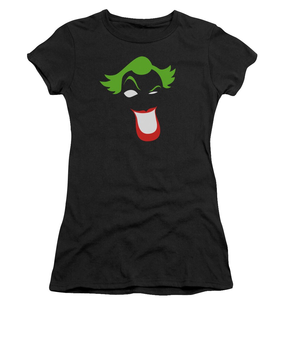  Women's T-Shirt featuring the digital art Batman - Joker Simplified by Brand A