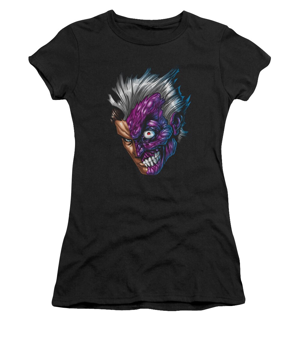 Batman Women's T-Shirt featuring the digital art Batman - Just Face by Brand A