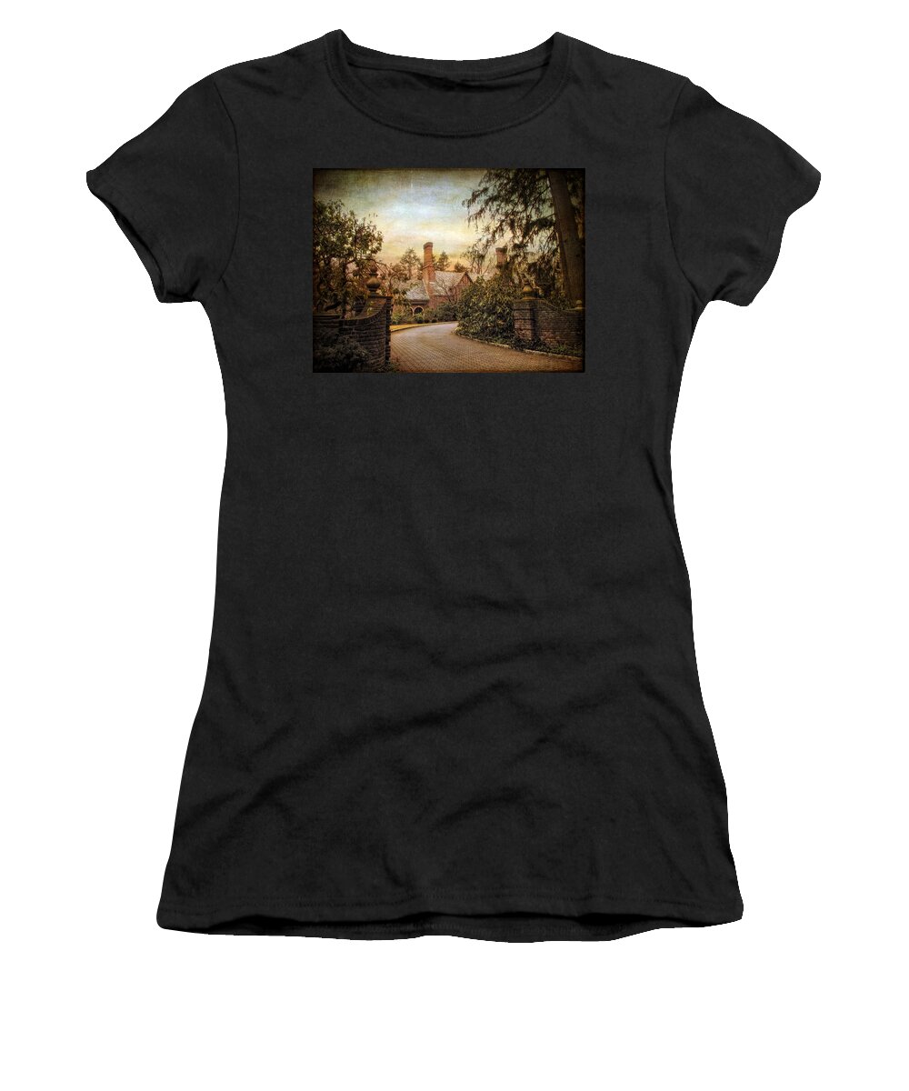 House Women's T-Shirt featuring the photograph Beyond the Gates by Jessica Jenney