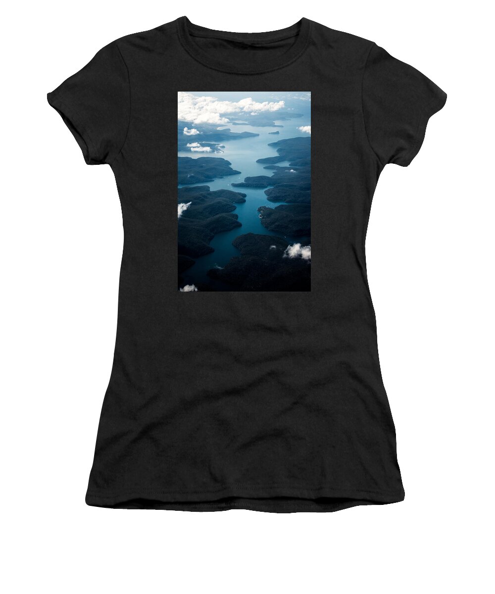 Sydney Women's T-Shirt featuring the photograph Blue River by Parker Cunningham