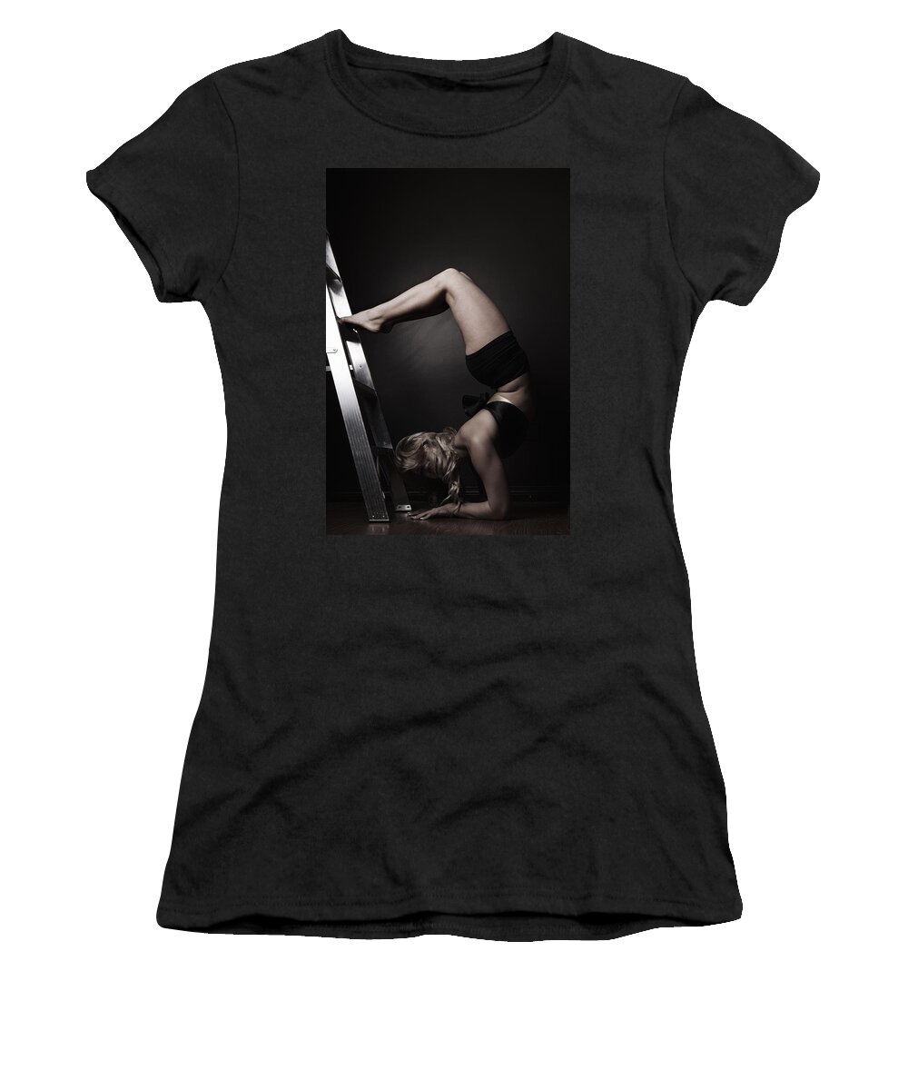 Leg Women's T-Shirt featuring the photograph Body Bow by Monte Arnold