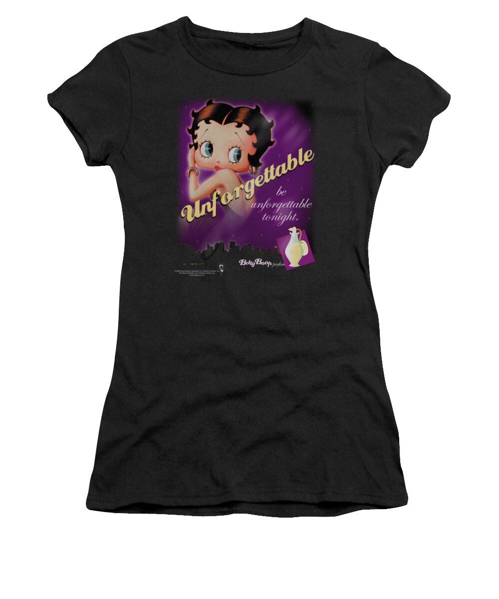 Betty Boop Women's T-Shirt featuring the digital art Boop - Unforgettable by Brand A