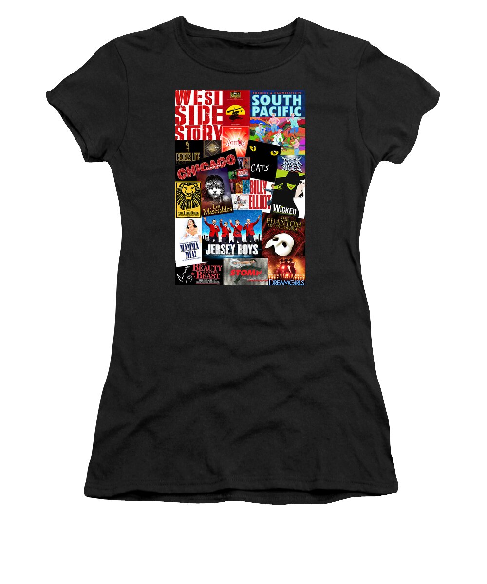 Broadway Women's T-Shirt featuring the photograph Broadway 1 by Andrew Fare
