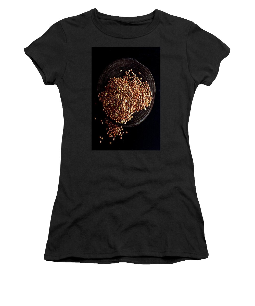 Grains Women's T-Shirt featuring the photograph Buckwheat Grouts by Romulo Yanes