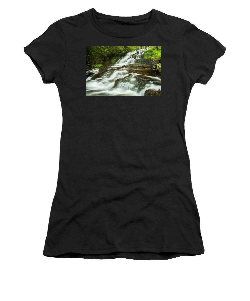 Flowing Women's T-Shirt featuring the photograph Burrs Ledges by JG Coleman