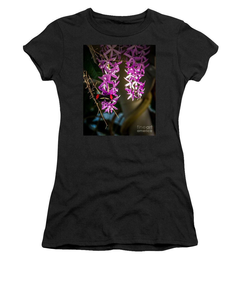 Butterfly Women's T-Shirt featuring the photograph Butterfly 4 by Perry Webster