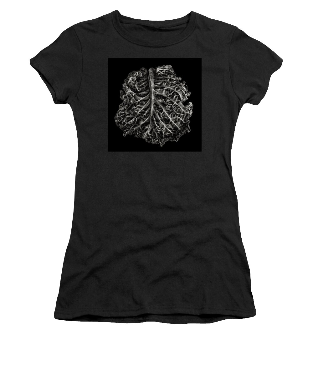 Cabbage Women's T-Shirt featuring the photograph Cabbage Brain by Robert Woodward