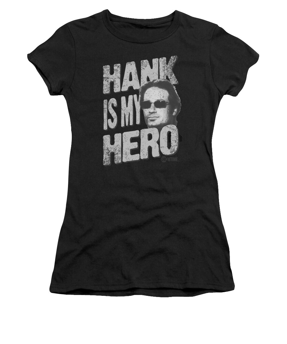 Californication Women's T-Shirt featuring the digital art Californication - Hank Is My Hero by Brand A