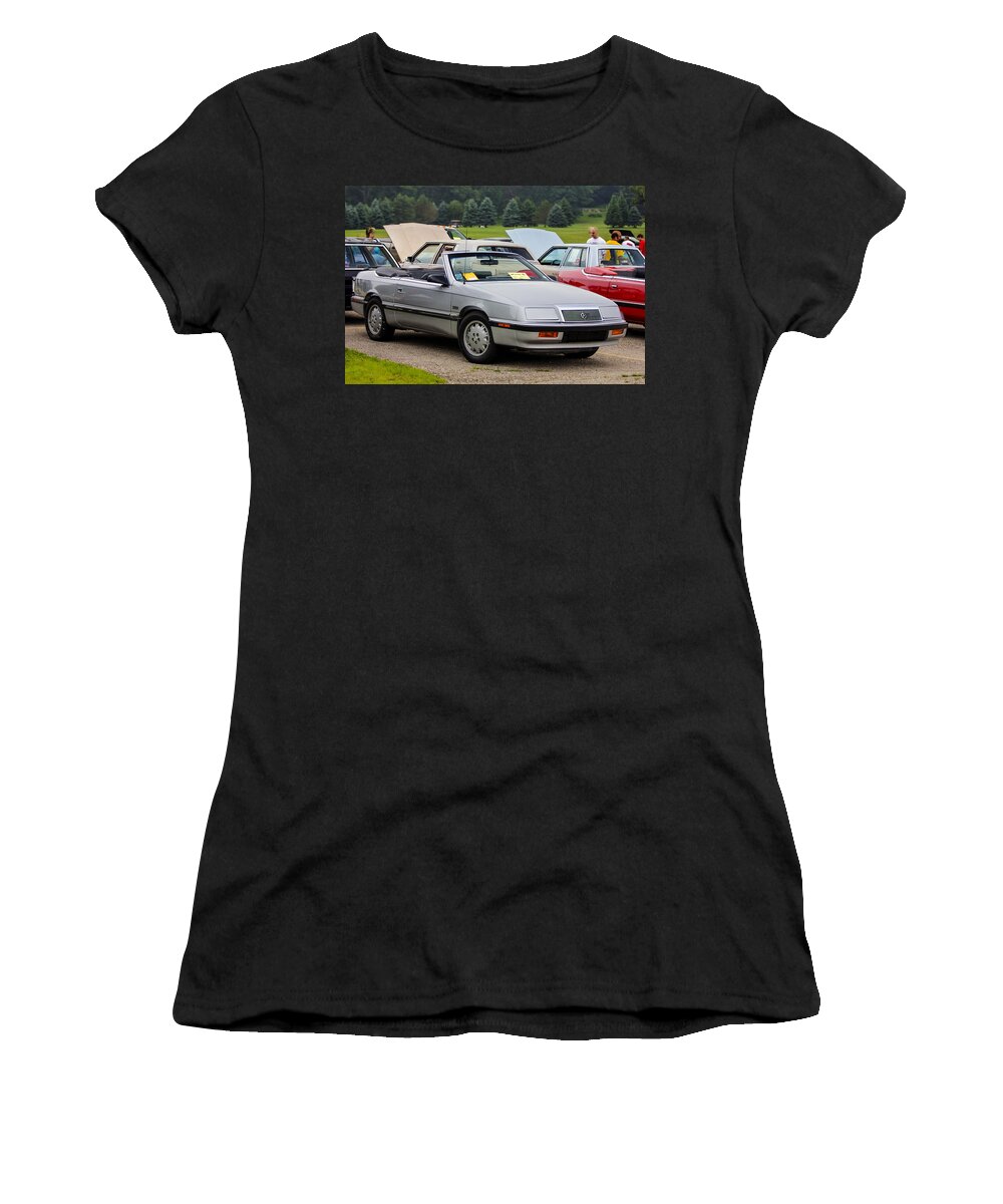 Chrysler Lebaron Convertible Women's T-Shirt featuring the photograph Car Show 056 by Josh Bryant