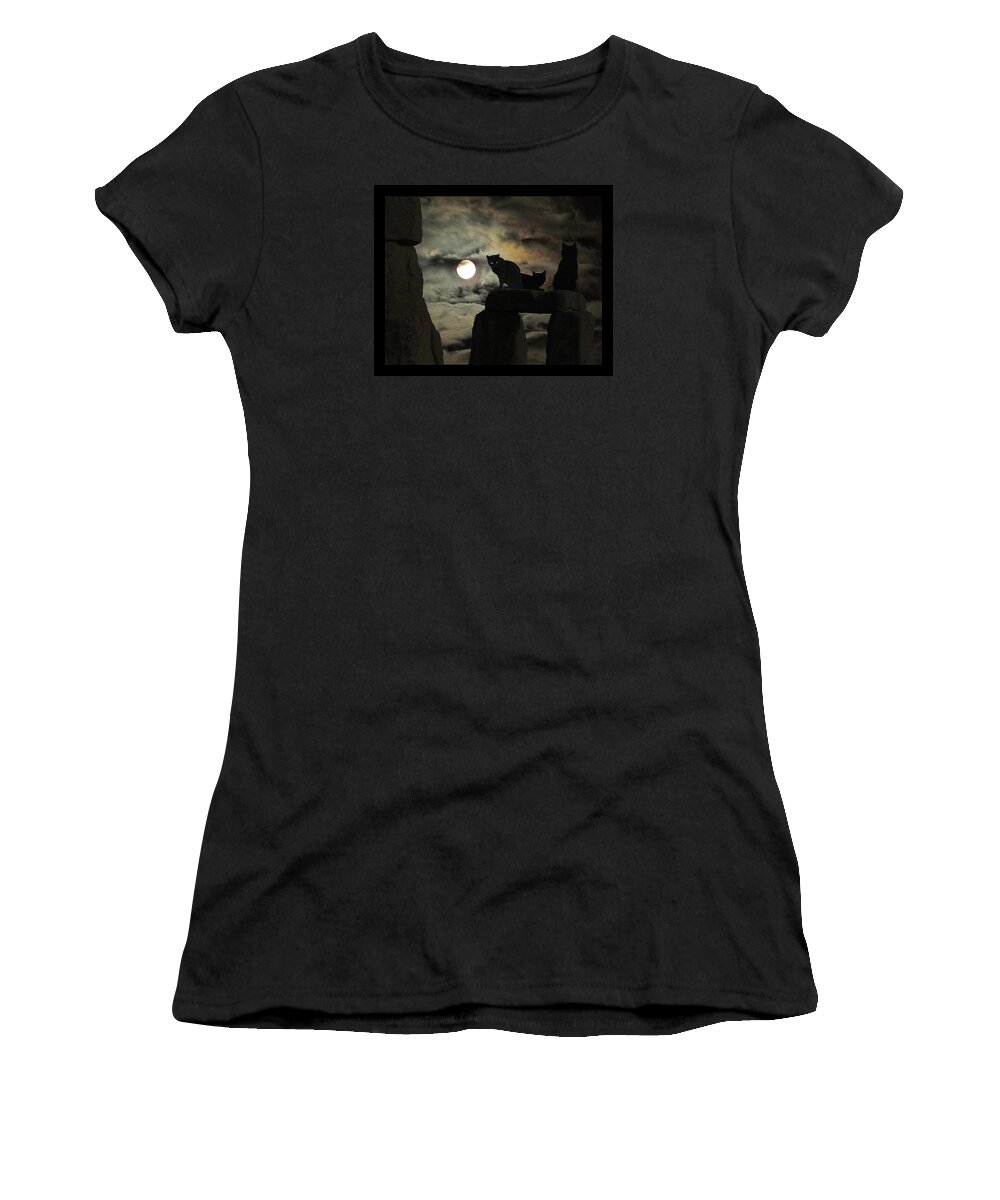 Standing Stones Women's T-Shirt featuring the photograph Celtic Nights by I'ina Van Lawick