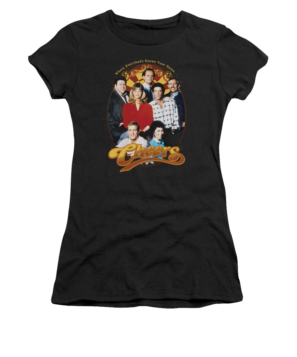 Cheers Women's T-Shirt featuring the digital art Cheers - Group Shot by Brand A