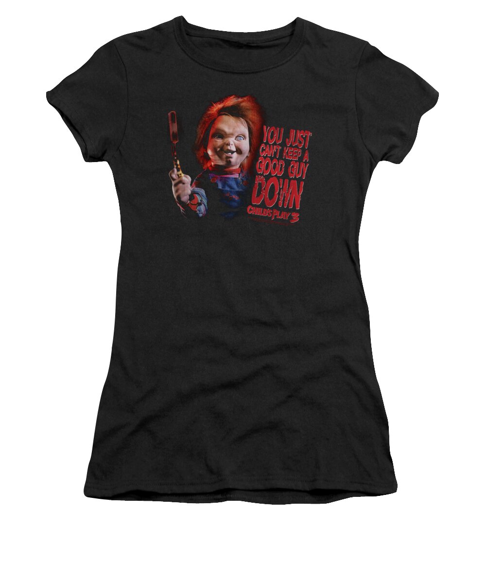 Child's Play 3 Women's T-Shirt featuring the digital art Childs Play 3 - Good Guy by Brand A