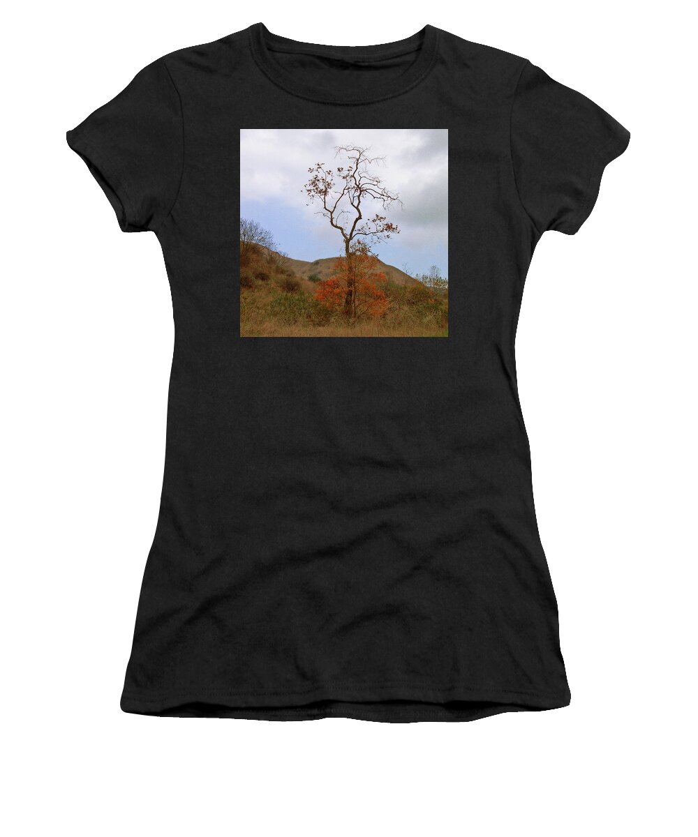 Tree Women's T-Shirt featuring the photograph Chino Hills Tree by Ben and Raisa Gertsberg