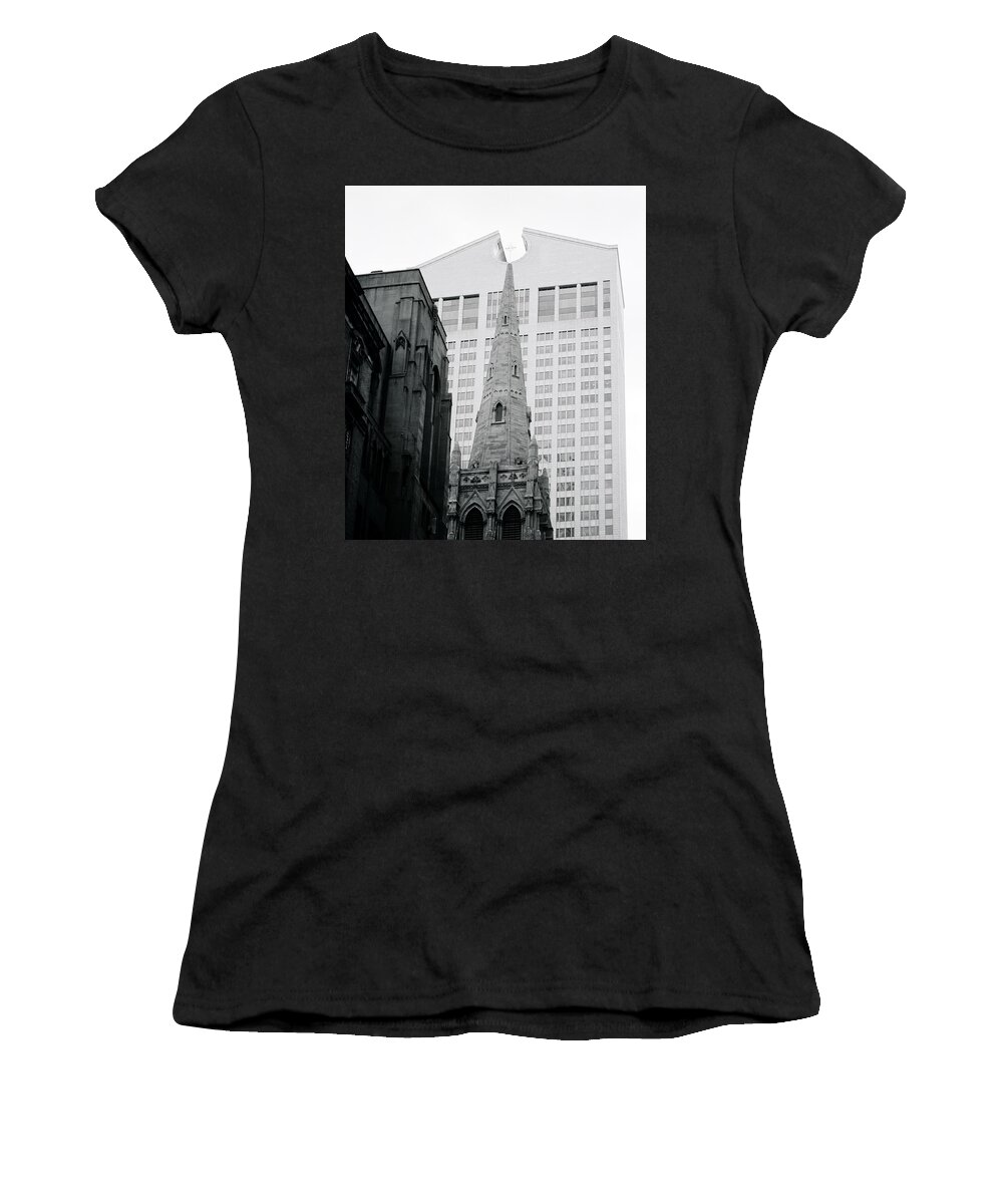 New York Women's T-Shirt featuring the photograph Chippendale Building by Shaun Higson