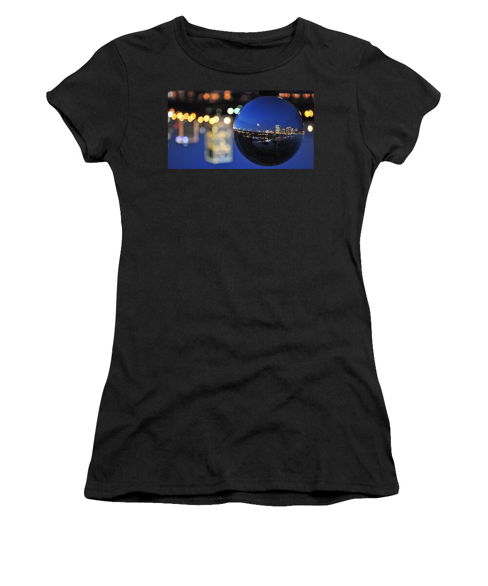 Rva Women's T-Shirt featuring the photograph City in a Globe by Stacy Abbott