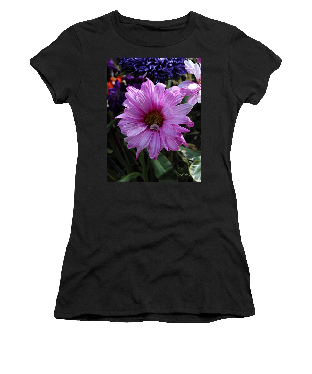 Floral Women's T-Shirt featuring the photograph Clearly Pink by Jeanette C Landstrom